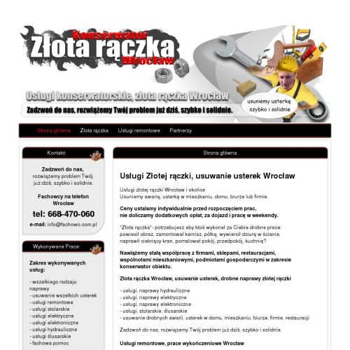 Usuwanie drobnych usterek - Wrocław