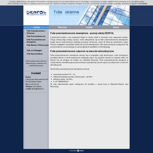 Warszawa - folia okienna przeciwsłoneczna