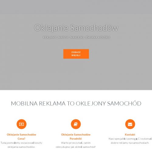 Kraków - reklamy na samochodach dostawczych