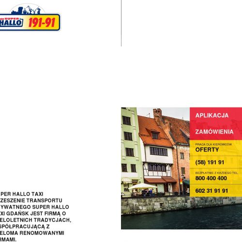 Taxi trójmiasto w Gdańsku