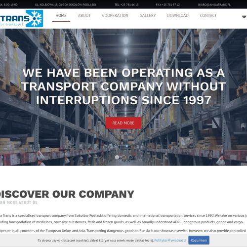 Transport ładunków wielka brytania w Warszawie