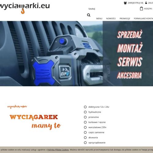 Wciągarka samochodowa elektryczna