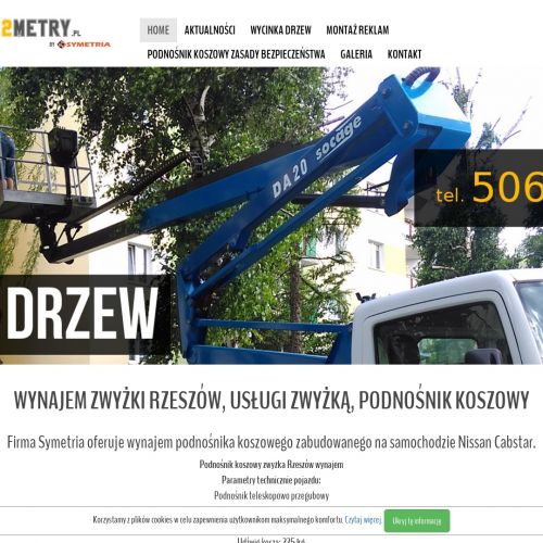 Wynajem zwyżki 30m w Rzeszowie