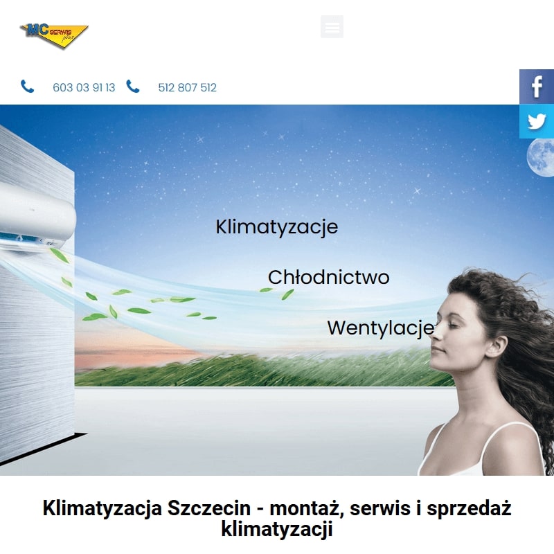 Klimatyzatory przenośne Szczecin