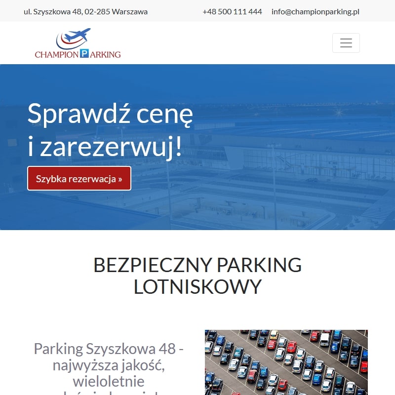 Warszawa - parkingi warszawa lotnisko okęcie