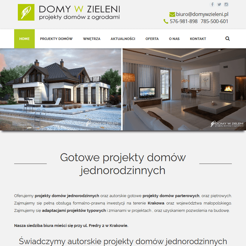 Lublin - projekty domów z oranżerią