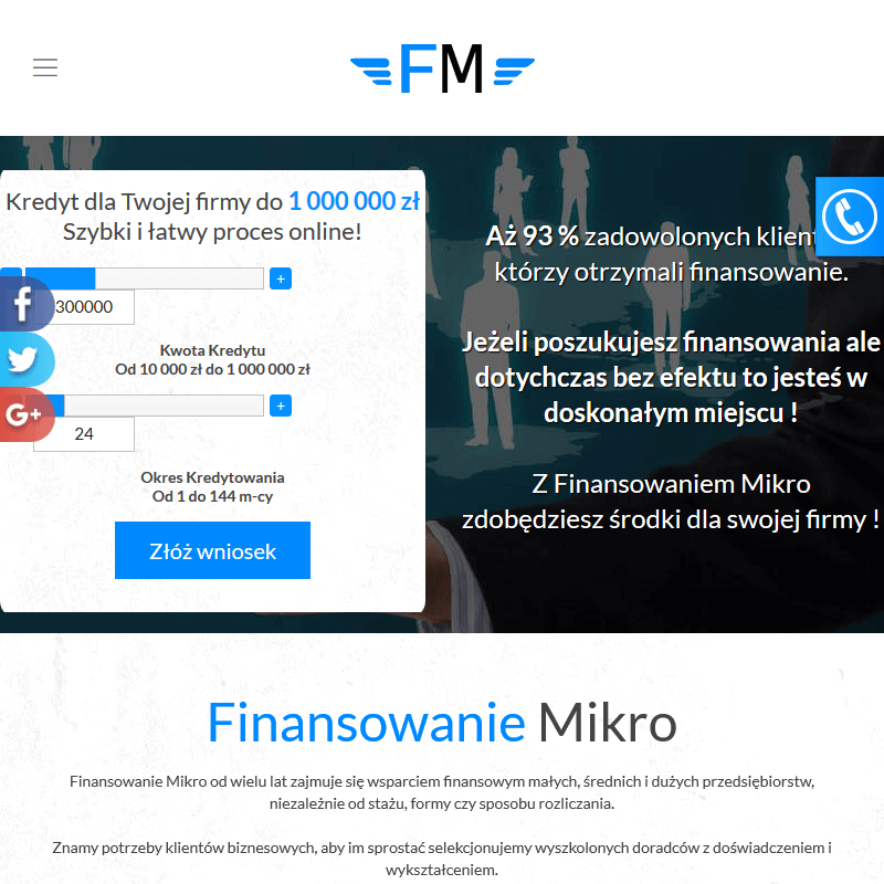 Pożyczka dla firmy w Krakowie