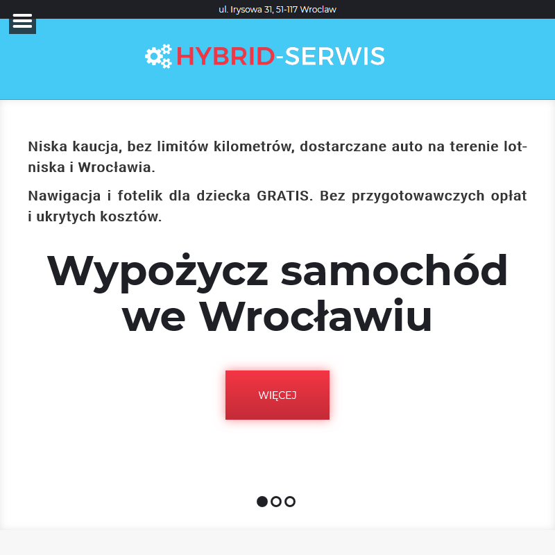 Wrocław - wypożyczalnia samochodów hybrydowych tanio