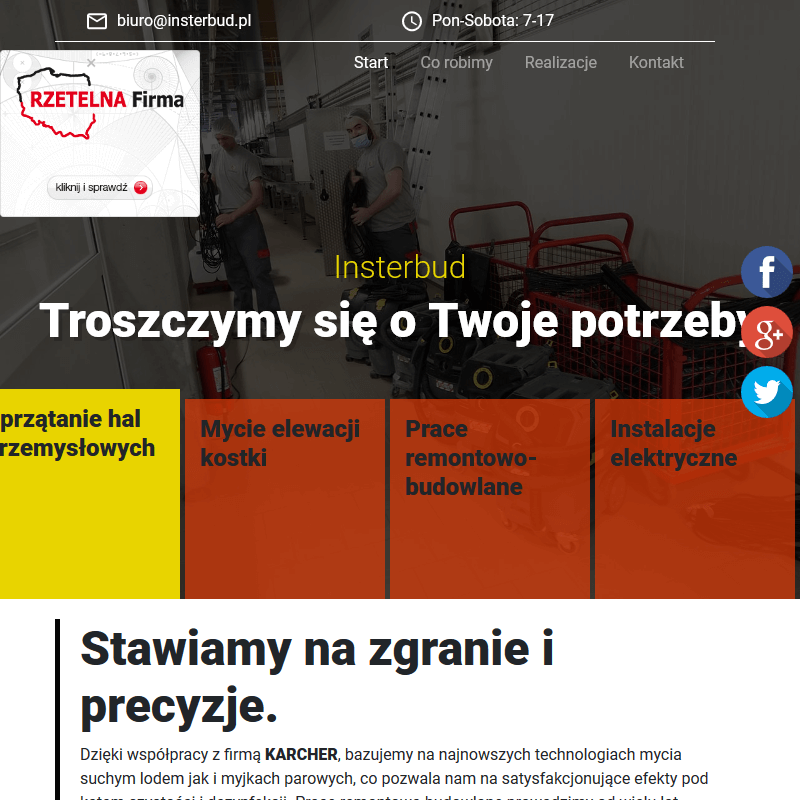 Mycie elewacji myjką wysokociśnieniową