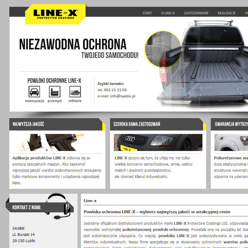 Ochrona karoserii linex - Lublin