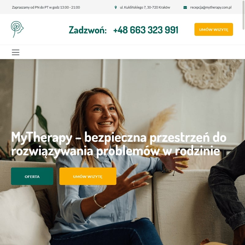 Psycholog terapeuta Kraków