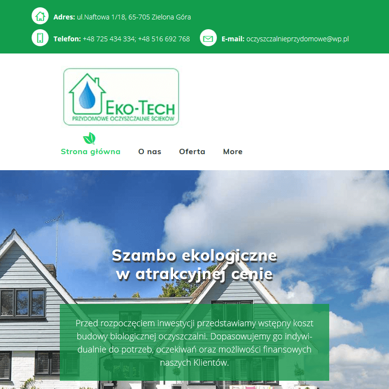 Podłączenie szamba biologicznego