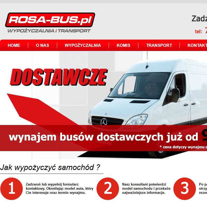 Wypożyczalnia aut dostawczych w Radomiu