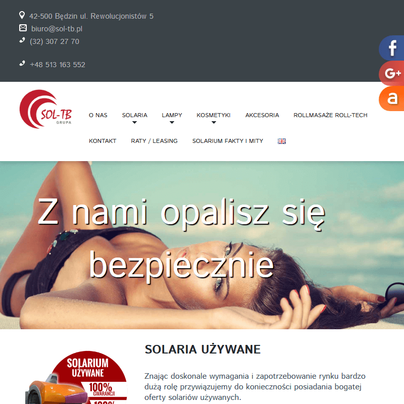 Serwis solarium śląsk w Katowicach