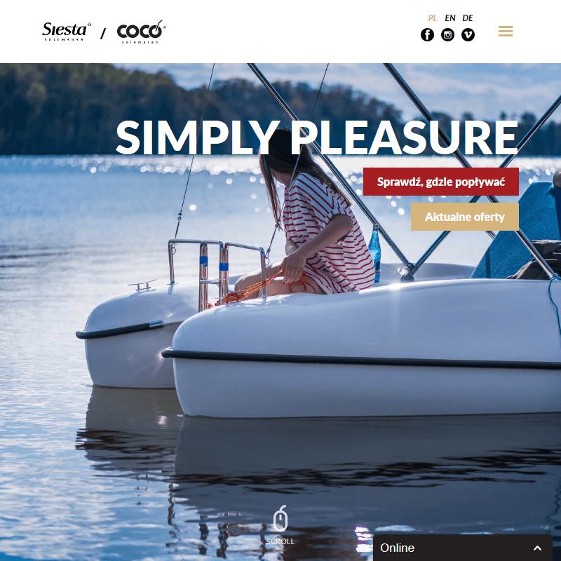 Rower wodny elektryczny - Warszawa