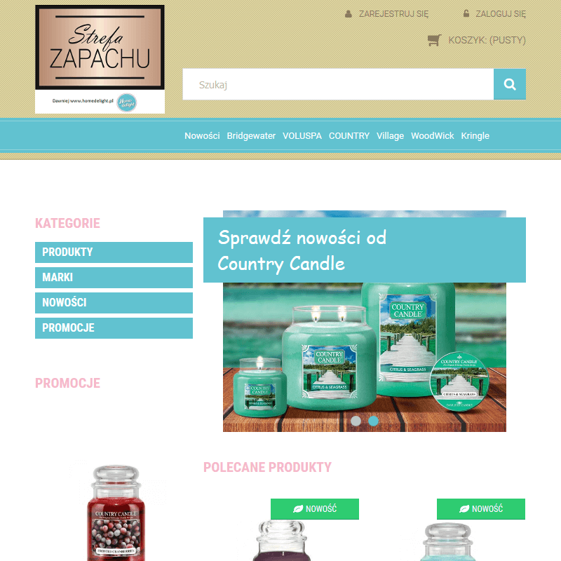 Perfumy do wnętrz yankee - Wieluń